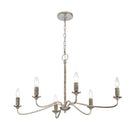 Abaca 32" 6 - Light Chandelier - BlueJay Avenue