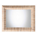 Adino Bohemian Grasscloth Woven Natural Wall Mirror - BlueJay Avenue