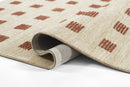 Archer Hand Tufted Rust Modern Wool Rug - BlueJay Avenue