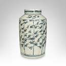 Barclay Butera Graceful Bamboo Porcelain Tea Jar - BlueJay Avenue