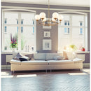 Beverly Hills 6 - Light Modern Gold Chandelier - BlueJay Avenue