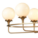 Beverly Hills 6 - Light Modern Gold Chandelier - BlueJay Avenue
