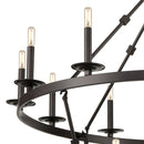 Castle 20 - Light Bronze Tiered Chandelier - BlueJay Avenue