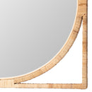 Dulce Rattan Wall Mirror - BlueJay Avenue