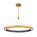 Fagan Dimmable LED Gold Chandelier in Brushed Brass - BlueJay Avenue