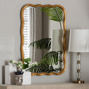 Fredrika Gold Scalloped Wall Mirror - BlueJay Avenue