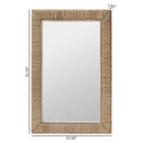 Geralyn Seagrass Rectangular Wall Mirror - BlueJay Avenue
