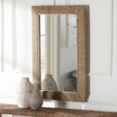 Geralyn Seagrass Rectangular Wall Mirror - BlueJay Avenue