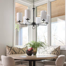 Ginevra Black Chandelier Light Fixture - BlueJay Avenue