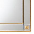 Iara Wood Gold Wall Mirror - BlueJay Avenue