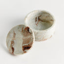 Jaqueline Round Marble Decorative Lidded Storage Box - BlueJay Avenue