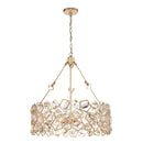 Levana 5 - Light Pendant Modern Gold Drum Chandelier - BlueJay Avenue