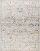 Marlene Cream & Blue Traditional Area Rug - BlueJay Avenue