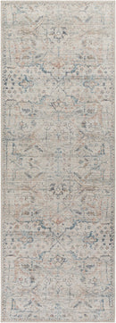 Marlene Cream & Blue Traditional Area Rug - BlueJay Avenue