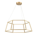 Minimalist Dimmable LED Gold Chandelier - BlueJay Avenue