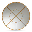 Ohara Modern Gold Round Wall Mirror - BlueJay Avenue