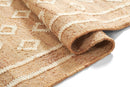 Orchard Tiny Diamond Natural Hand Woven Wool and Jute Area Rug - BlueJay Avenue