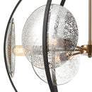 Oriah 6 - Light Black Modern Chandelier - BlueJay Avenue