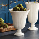 Perla Wide Ceramic Vase - BlueJay Avenue
