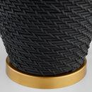 Rotin Black Rattan Table Lamp - BlueJay Avenue