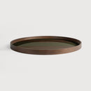 Round Second Nature Wooden Tray I, Large - BlueJay Avenue
