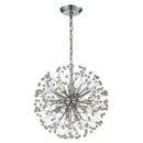 Starburst Sputnik Chandelier in Chrome Finish - BlueJay Avenue