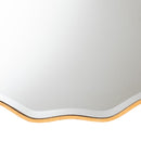 Weston Gold Wood Scallop Mirror - BlueJay Avenue