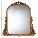 Whitby Baroque Antique Gold Arch Mirror - BlueJay Avenue