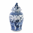 Temple Jar W/ 8 Immortals Motif - BlueJay Avenue