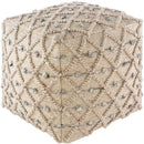 Anders Pouf, Beige - BlueJay Avenue
