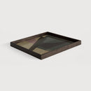 Angle Glass Tray Collection, Green - BlueJay Avenue