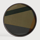 Angle Glass Tray Collection, Green - BlueJay Avenue