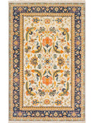 Cheshire Orange & Navy Area rug - BlueJay Avenue
