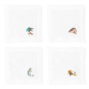 Fishing Cocktail Napkins, Mixed Set of 4 - BlueJay Avenue