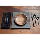 Linea Ice Titanium Coating Place Settings, Matte - BlueJay Avenue
