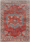 Nolita Traditional Burgundy Rug - BlueJay Avenue