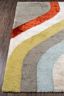Novogratz Retro Wave Hand Tufted Modern Shag Rug - BlueJay Avenue