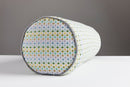 Odette Weave Bolster Pillow, Parakeet - BlueJay Avenue