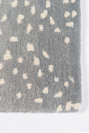 Woodland Antelope Blue Hand Tufted Wool Area Rug - BlueJay Avenue