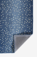 Woodland Antelope Denim Hand Tufted Wool Area Rug - BlueJay Avenue