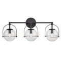 Langford 24-Inch 3-Light Clear Glass Bathroom Vanity Light - BlueJay Avenue