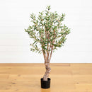 3.5' Olive Artificial Tree with 966 Leaves - BlueJay Avenue