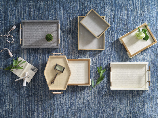 Coffee Table Tray, Wood Serving Tray - BlueJay Avenue