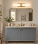Atlas Home Reciprocate 2-Light Integrated LED Bathroom Vanity Light - BlueJay Avenue