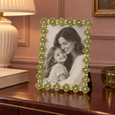 Olivia Riegel Celadon Enamel Clover 5x7 Picture Frame - BlueJay Avenue