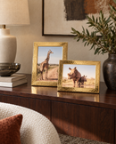 Olivia Riegel Continental 24K Gold Plated Hammered Picture Frame - BlueJay Avenue