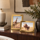 Olivia Riegel Continental 24K Gold Plated Hammered Picture Frame, 5x7 - BlueJay Avenue