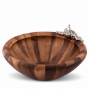 Vagabond House Harvest Large Acacia Wood Salad Serving Bowl