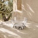Vagabond House Olive Grove Glass & Pewter Dip Bowl