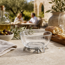 Vagabond House Olive Grove Glass & Pewter Dip Bowl